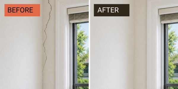 mvdrywallrepairservice-Cracked-corner-near-a-window-taped-and-finished