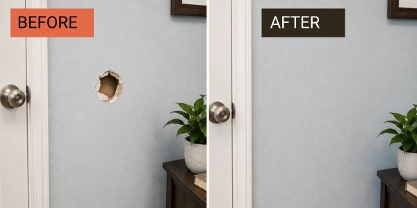 mvdrywallrepairservice-Small-hole-from-a-doorknob-patched-and-texture-matched-invisible-after-paints