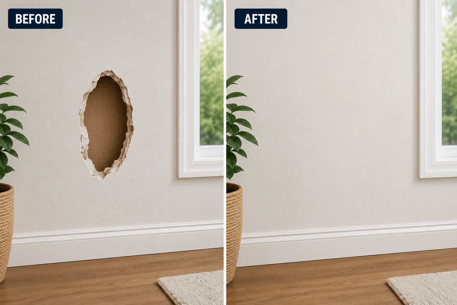 Professional drywall hole repair service Las Vegas NV